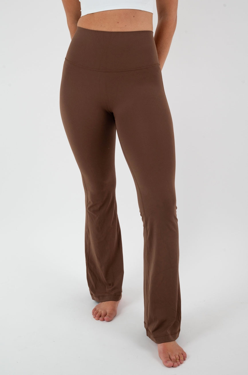 The Pilates Flares | Coffee