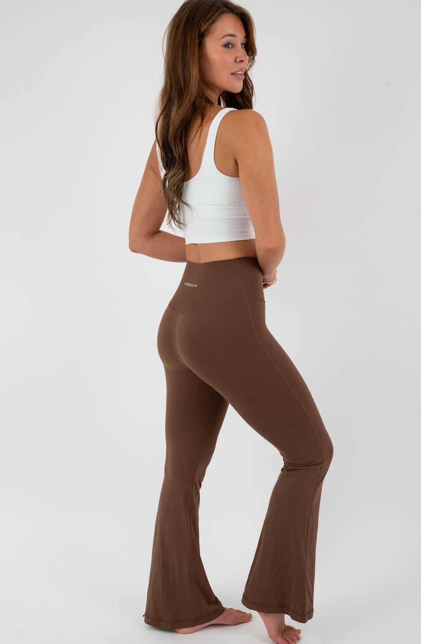 The Pilates Flares | Coffee