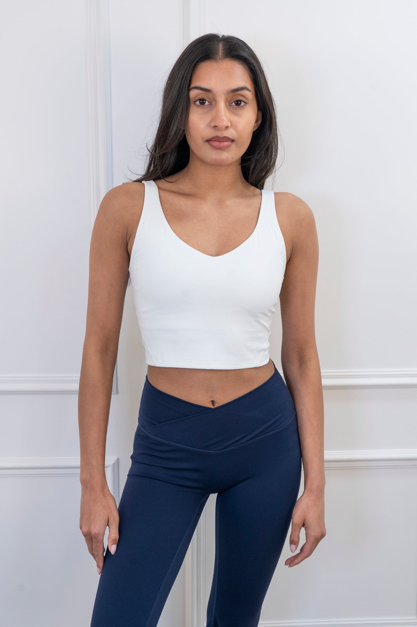 Studio Crop Top - White