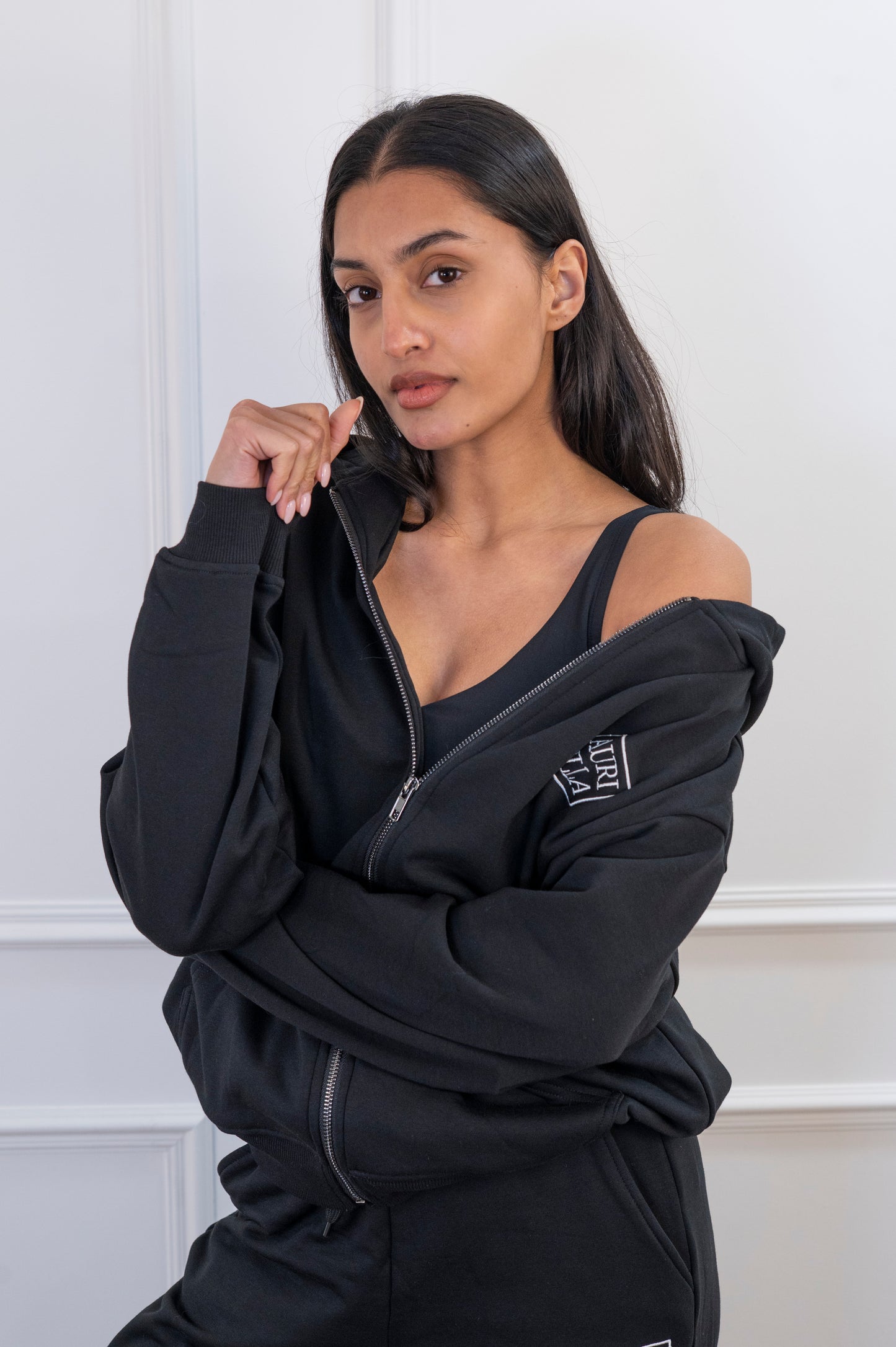Chic Tracksuit Set - Noir