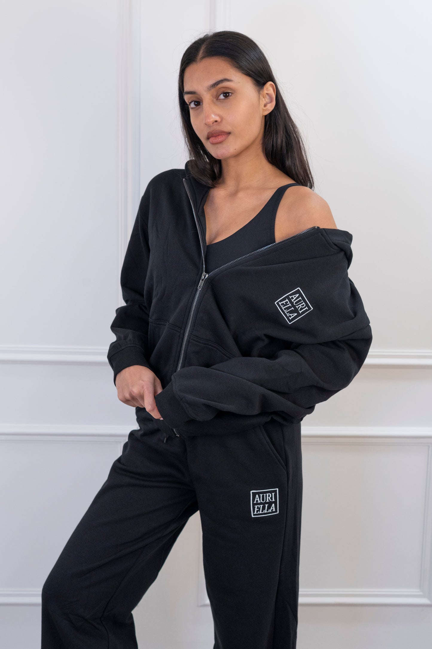 Chic Tracksuit Set - Noir