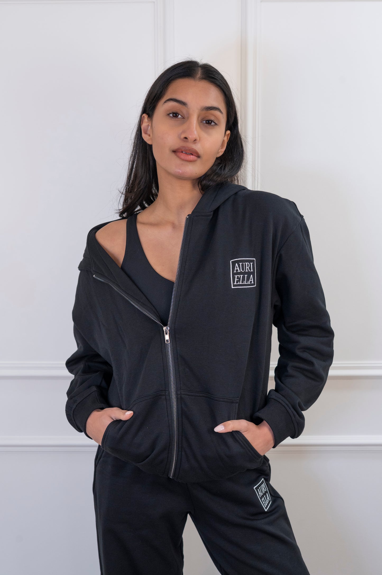 Chic Tracksuit Set - Noir