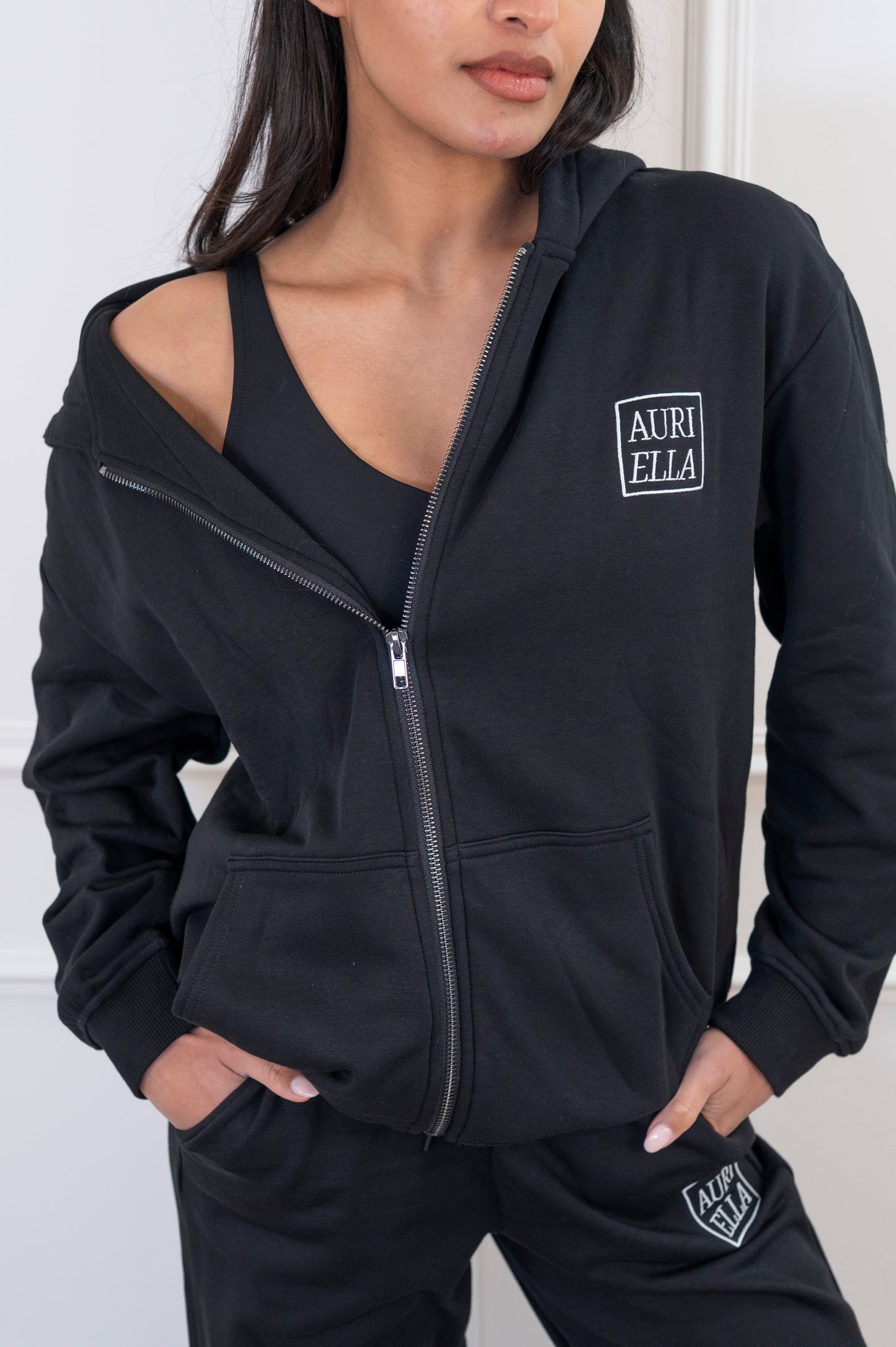 Chic Tracksuit Set - Noir