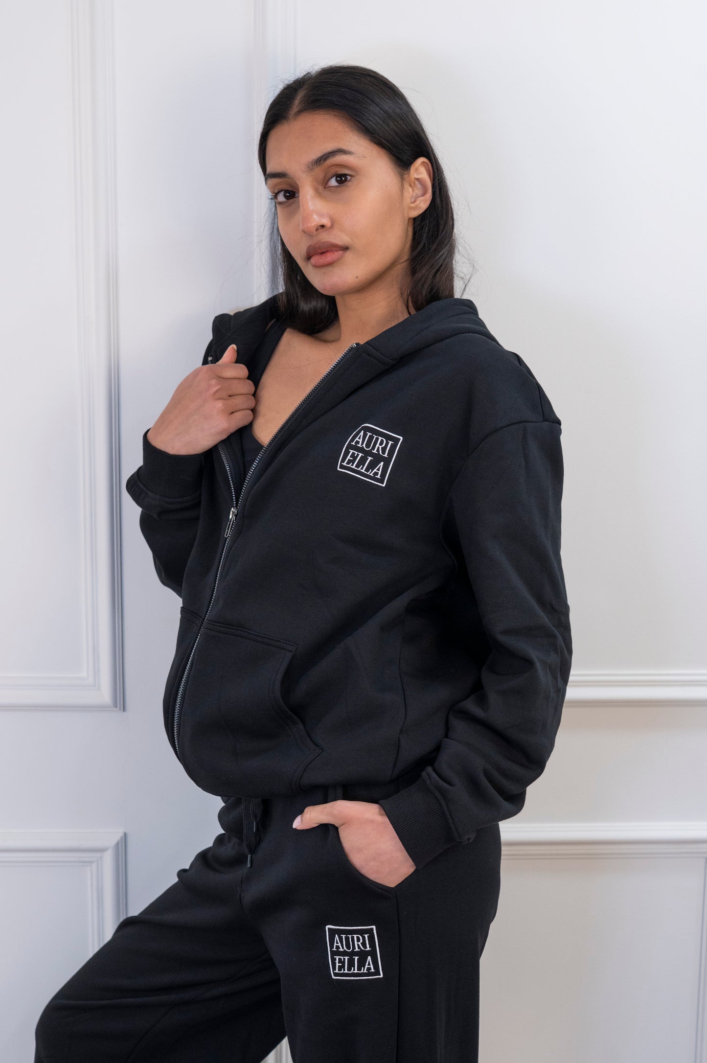 Chic Tracksuit Set - Noir