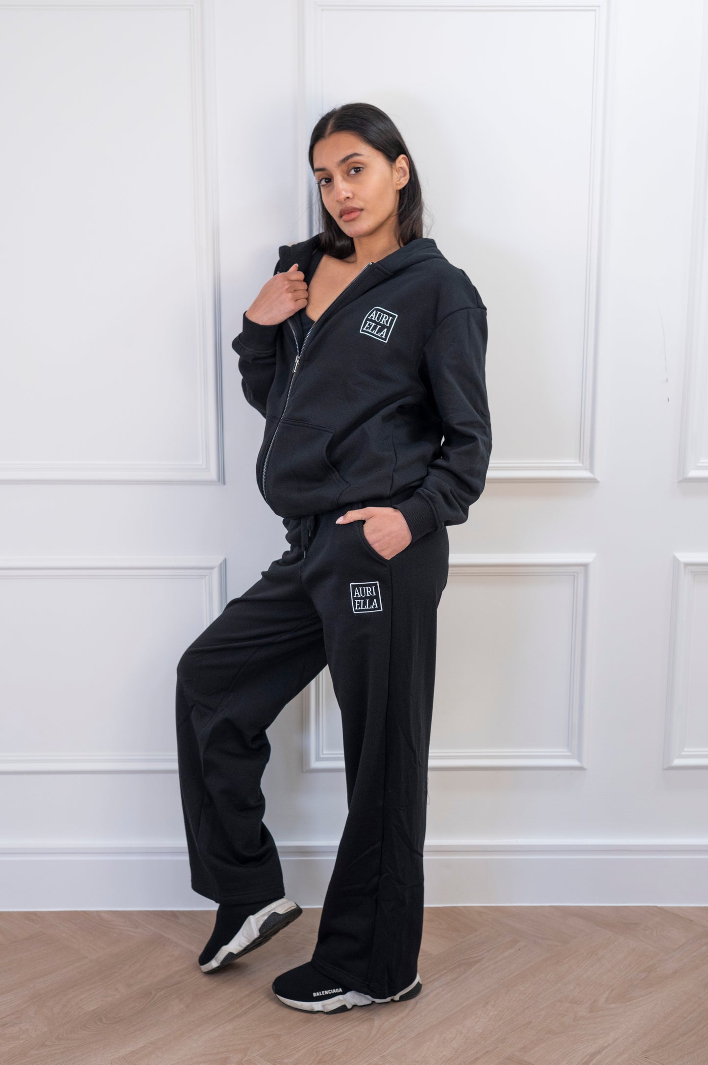 Chic Tracksuit Set - Noir