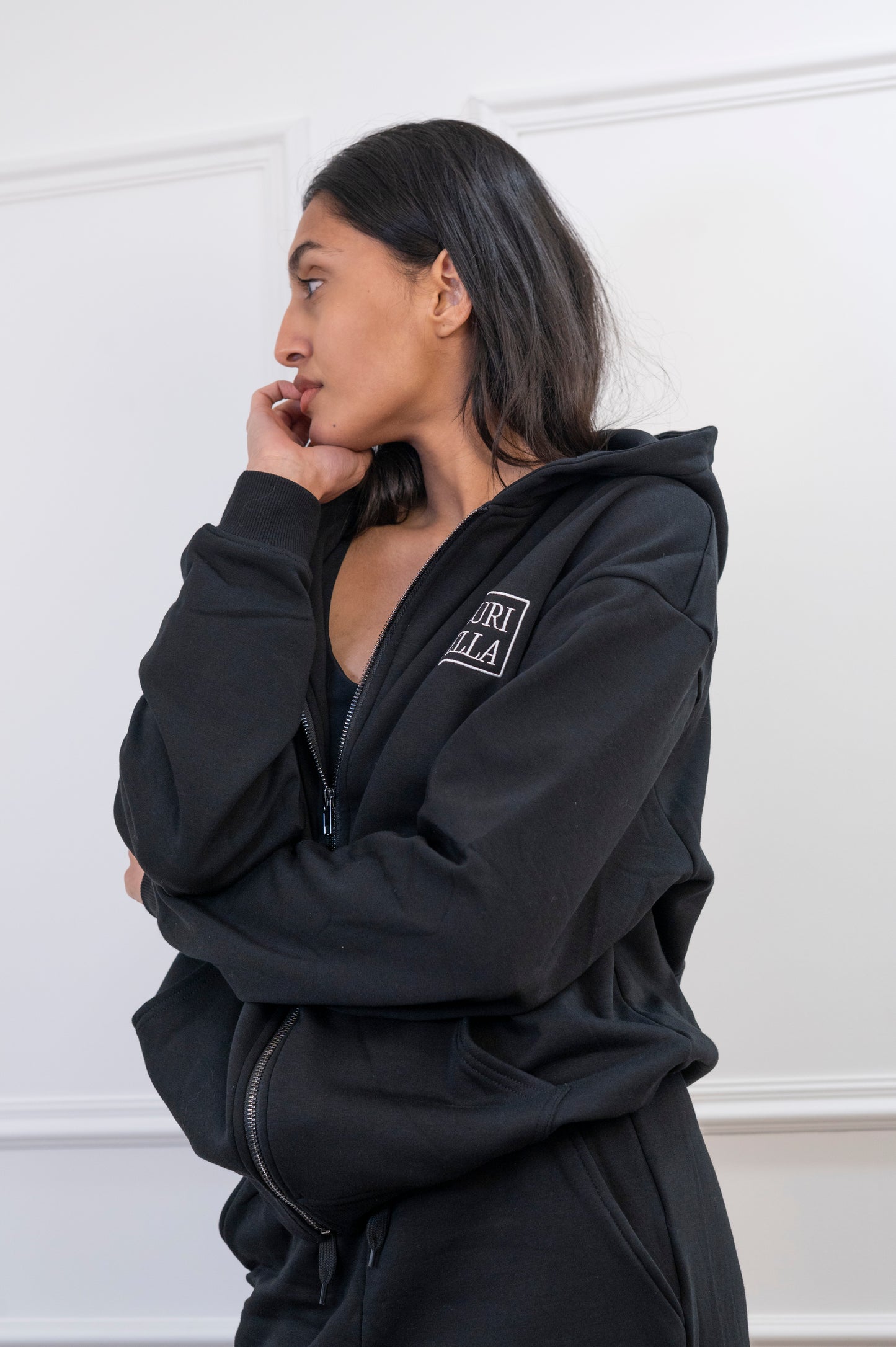Chic Tracksuit Set - Noir