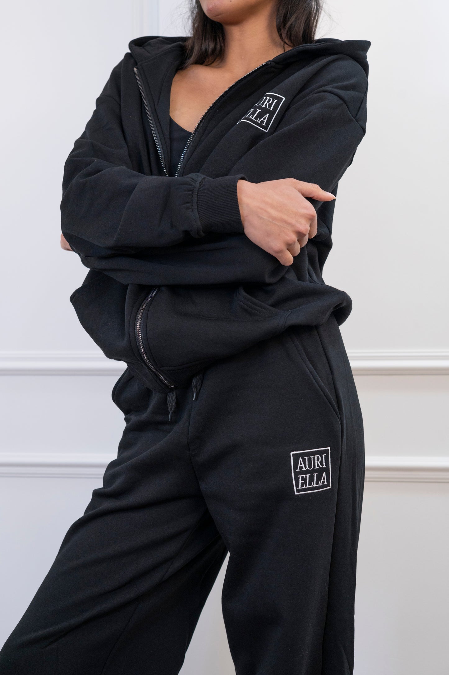 Chic Tracksuit Set - Noir