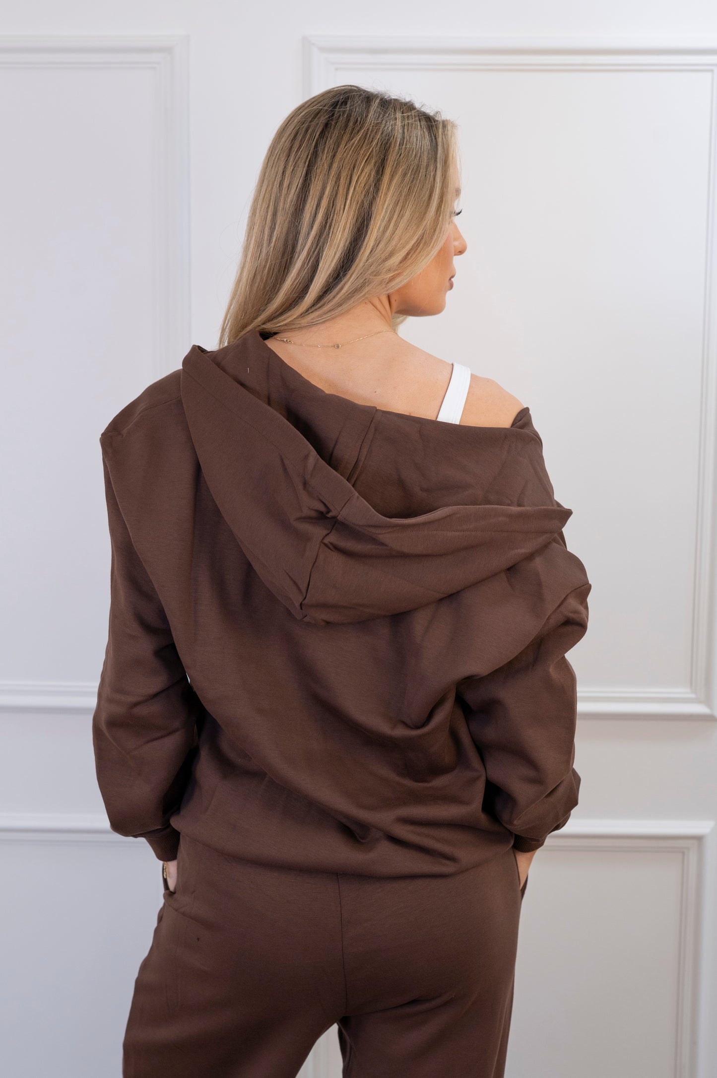 Chic Tracksuit Set - Chocolate